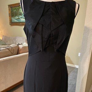 Nicole Miller Cocktail 6 Black Dress Midi
